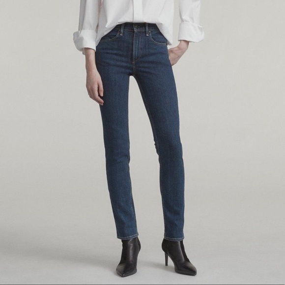 rag & bone Denim - NWT Rag & Bone High Rise Slim Straight Kaihara Denim Jeans